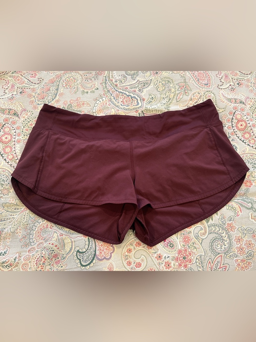 lululemon athletica Women’s Athletic Shorts in Burgundy